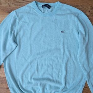 Vineyard Vines Men's Sky Blue Crewneck Sweater NWOT Size M Never Worn